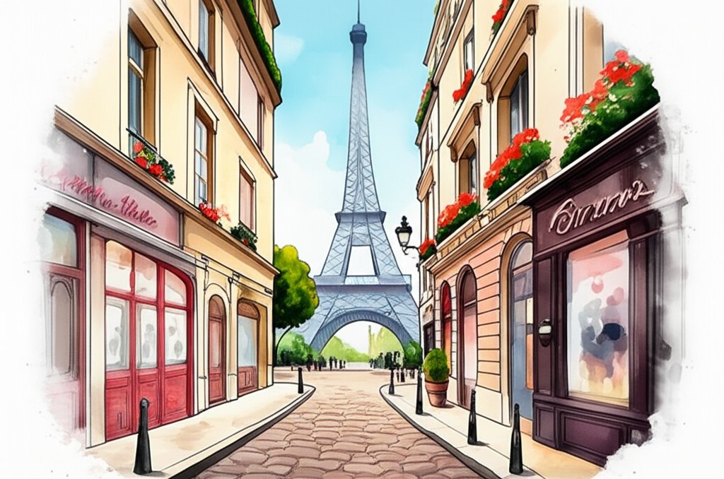 Luxury hotel room in Saint Germain, Paris, France, for discerning travelers.