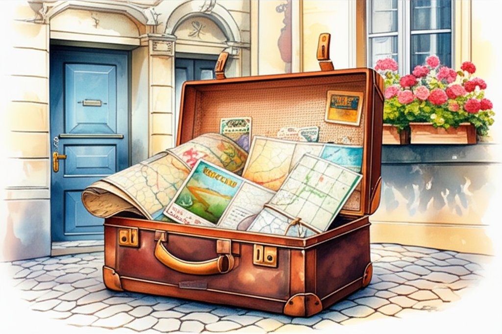 Planning trip itinerary with must-see attractions and landmarks.