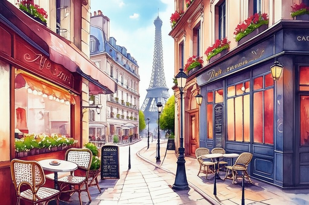 Paris icons: Eiffel Tower, Louvre, Arc de Triomphe. Day 1 Parisian grandeur.