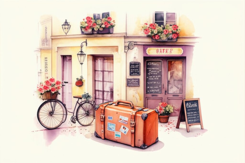 Parisian culture immersion: Louvre Museum, charming cafes, exploring local neighborhoods.