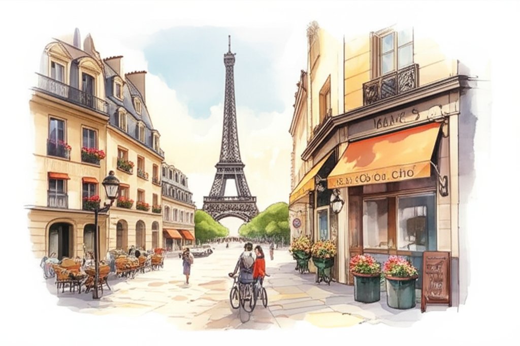 Paris family hotels: Happy kids, Eiffel Tower view, comfortable stay.