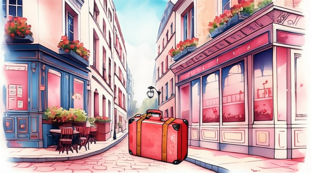 Paris pickpocket caught, American confronts thief, tense Parisian street scene.