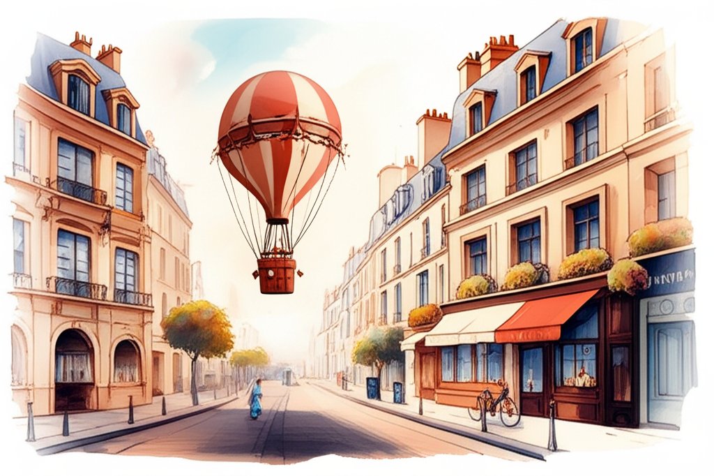 George Sand's Paris: Historic house, cobblestone streets, literary landmarks.