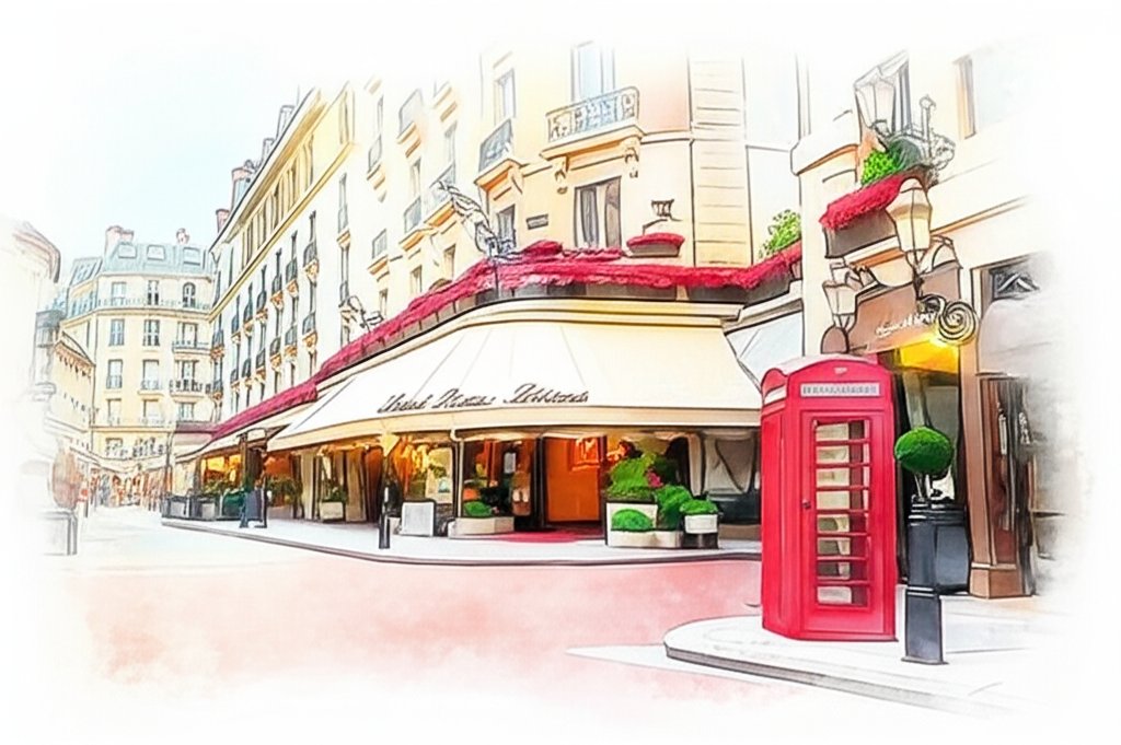 Luxurious Parisian hotel room showcases opulence and exorbitant cost.
