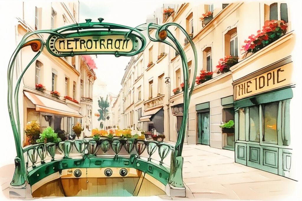 Paris transportation: Efficient travel with metro, bus, and walking.