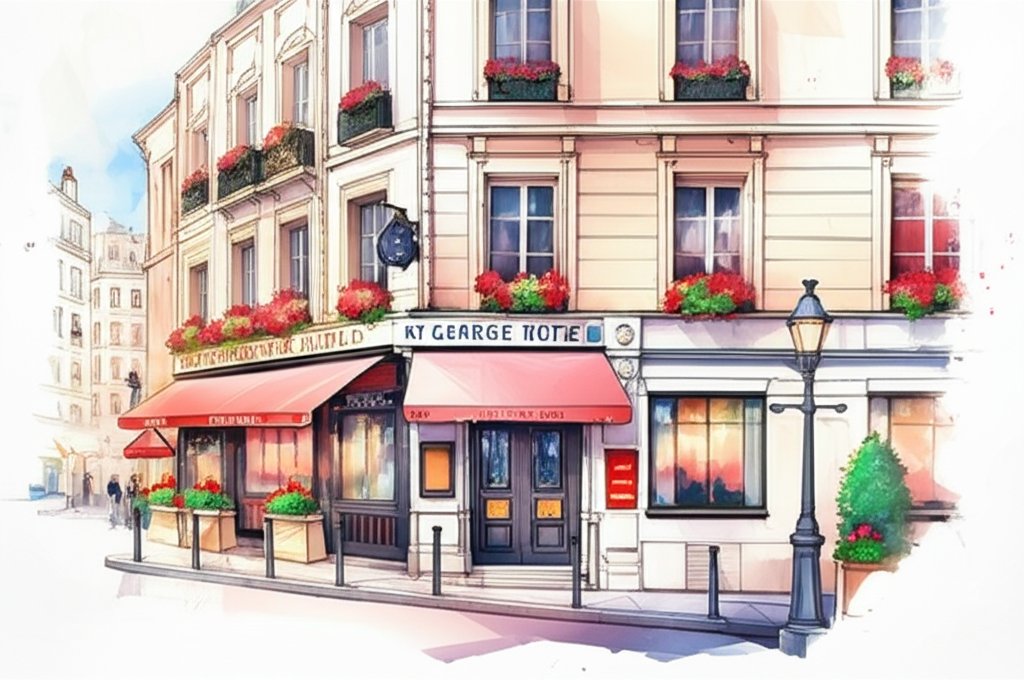St George Hotel Paris: Quiet comfort, near Montmartre, Paris lodging.