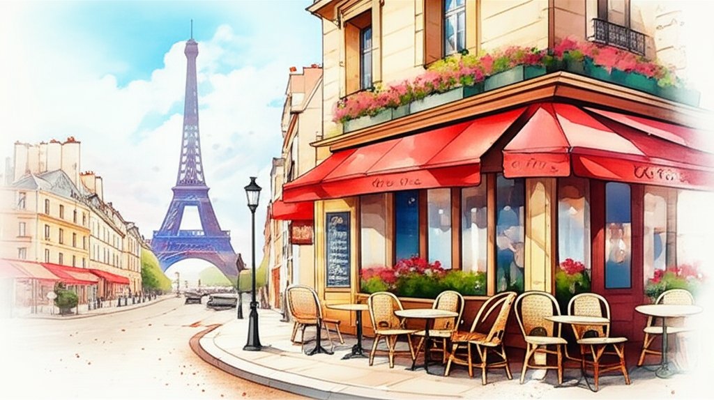 Eiffel Tower view from prime location, Paris. Best location to see Eiffel Tower.