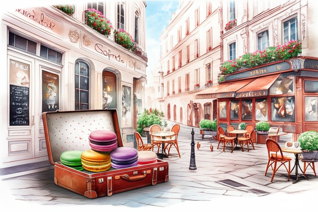 Paris all-inclusive: Manage expectations. Parisian cafe, disappointed tourists. Plan your trip!