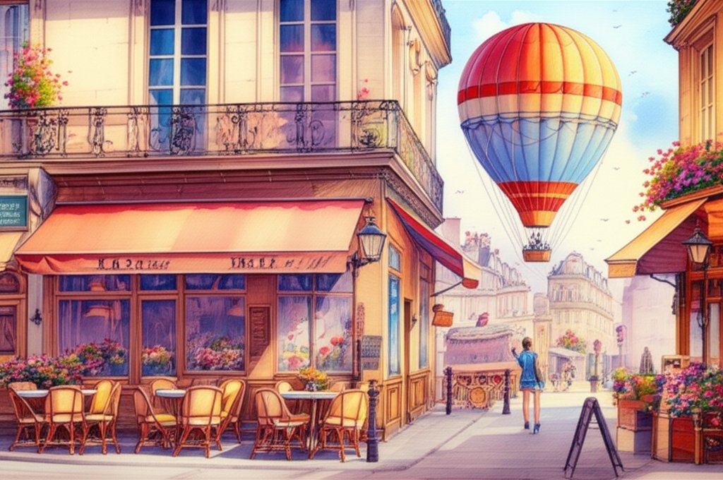 Paris in July: Sunny skies, vibrant gardens, and bustling summer tourism.
